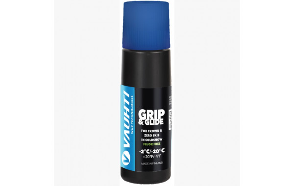 Уход за лыжами Vauhti Эмульсия для лыж с насечками Grip & Glide (-2 С -20°С) 80 ml. 600_380