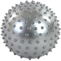 Мяч массажный d20см Alonsa SMB-06-01 серебряный
