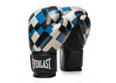 Перчатки тренировочные Everlast Spark 14oz син. клетка