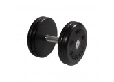 Гантель классик с вращающейся ручкой хром 18 кг MB Barbell MB-FdbEM-B18