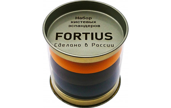 Набор кистевых эспандеров Fortius 3шт. (40, 50, 60 кг), тубус H180701-405060SETТ 600_380