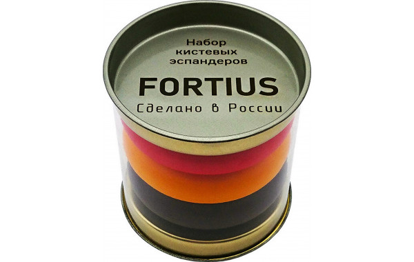 Набор кистевых эспандеров Fortius 3шт. (30, 40, 50 кг), тубус H180701-304050SETТ 600_380