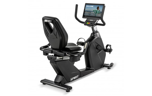 Горизонтальный велотренажер Spirit Fitness CR1000ENT 600_380