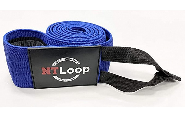 Тканевый амортизатор Perform Better NT Loop-Burn 1239-02-Blue-Burn+\BL-00-00 127 х 7,5 см, низкое сопротивление, до 30 кг, синий, черный 600_380