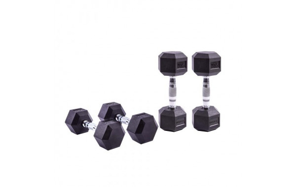 Гексагональные гантели 15кг Live Pro Hex Dumbbell LP8005-15 пара 600_380