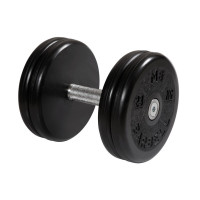 Гантель классик с вращающейся ручкой хром 23 кг MB Barbell MB-FdbEM-B23