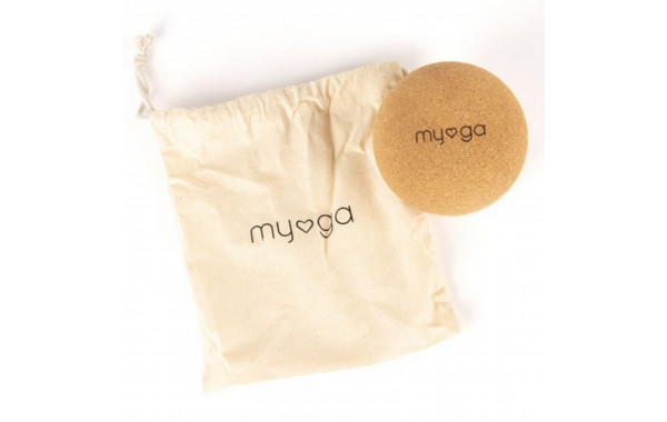 Массажный мяч d10см, пробка Myga Cork Massage Ball RY1347 600_380