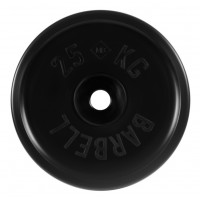 Диск олимпийский d51мм евро-классик MB Barbell MB-PltBE-25 25 кг черный