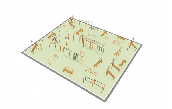 Парковая площадка для Воркаут и WRK Spektr Sport 6_76mm 600_380