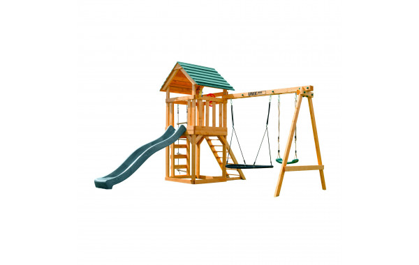 Детский игровой комплекс Unix Kids (6 in 1) PLU6IN1DG Dark Green 600_380