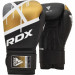 Перчатки тренировочные RDX BGR-F7BGL-14OZ черный\золотой 75_75