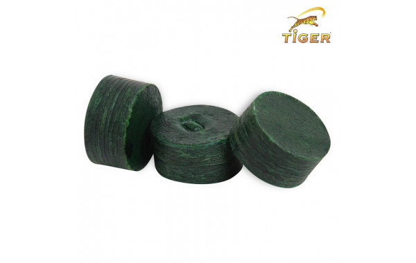 Наклейка для кия Tiger Emerald ø13мм Мedium/Нard 1шт. 600_380