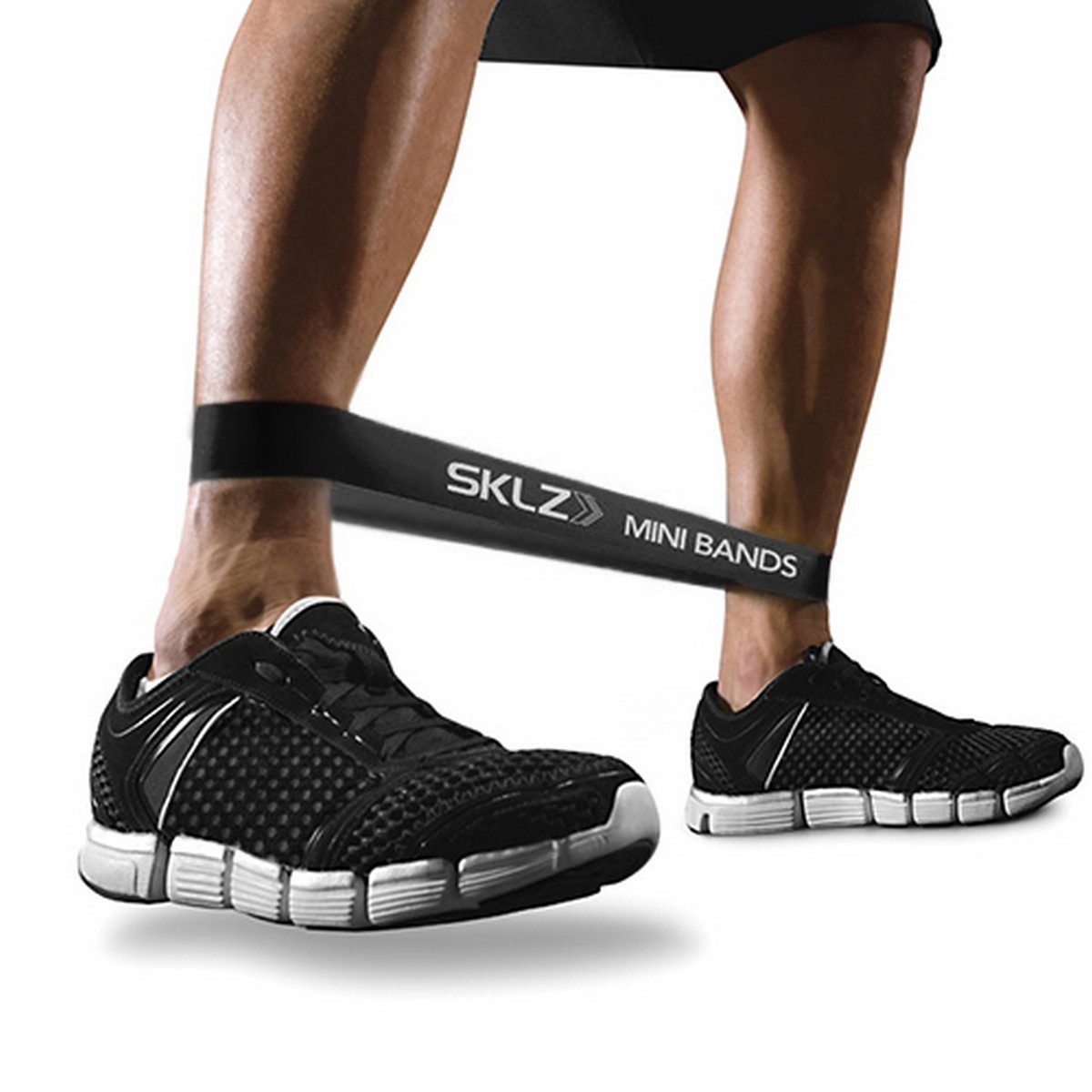 Черные эластичные ленты сопротивления SKLZ Mini Bands Black, набор из 10 шт APD-MBBLOK-001 1200_1200