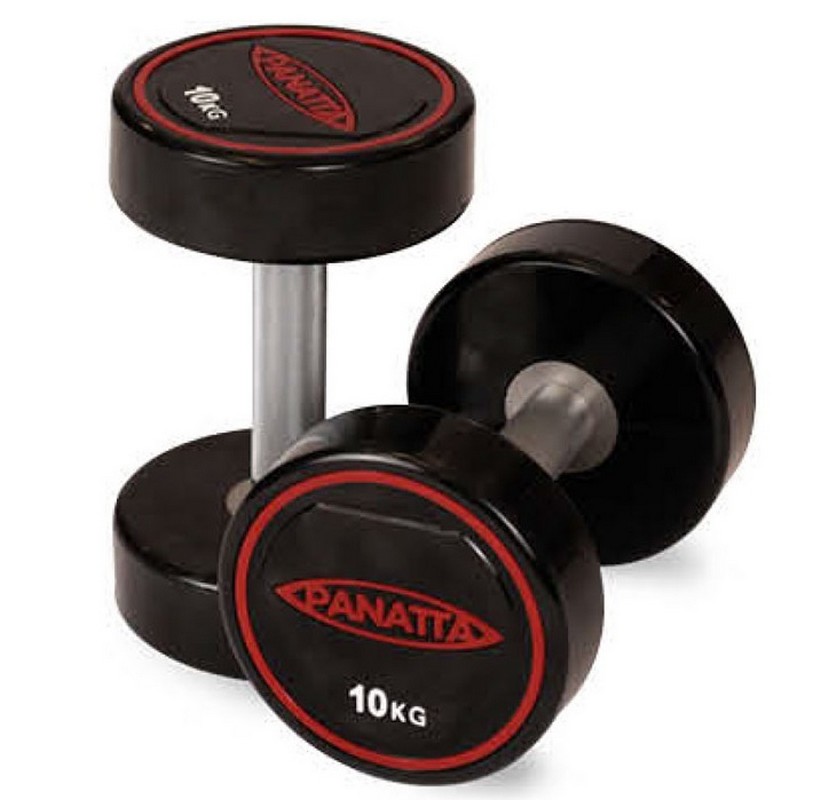 Уретановая гантель 10 кг Panatta 1RD10 837_800