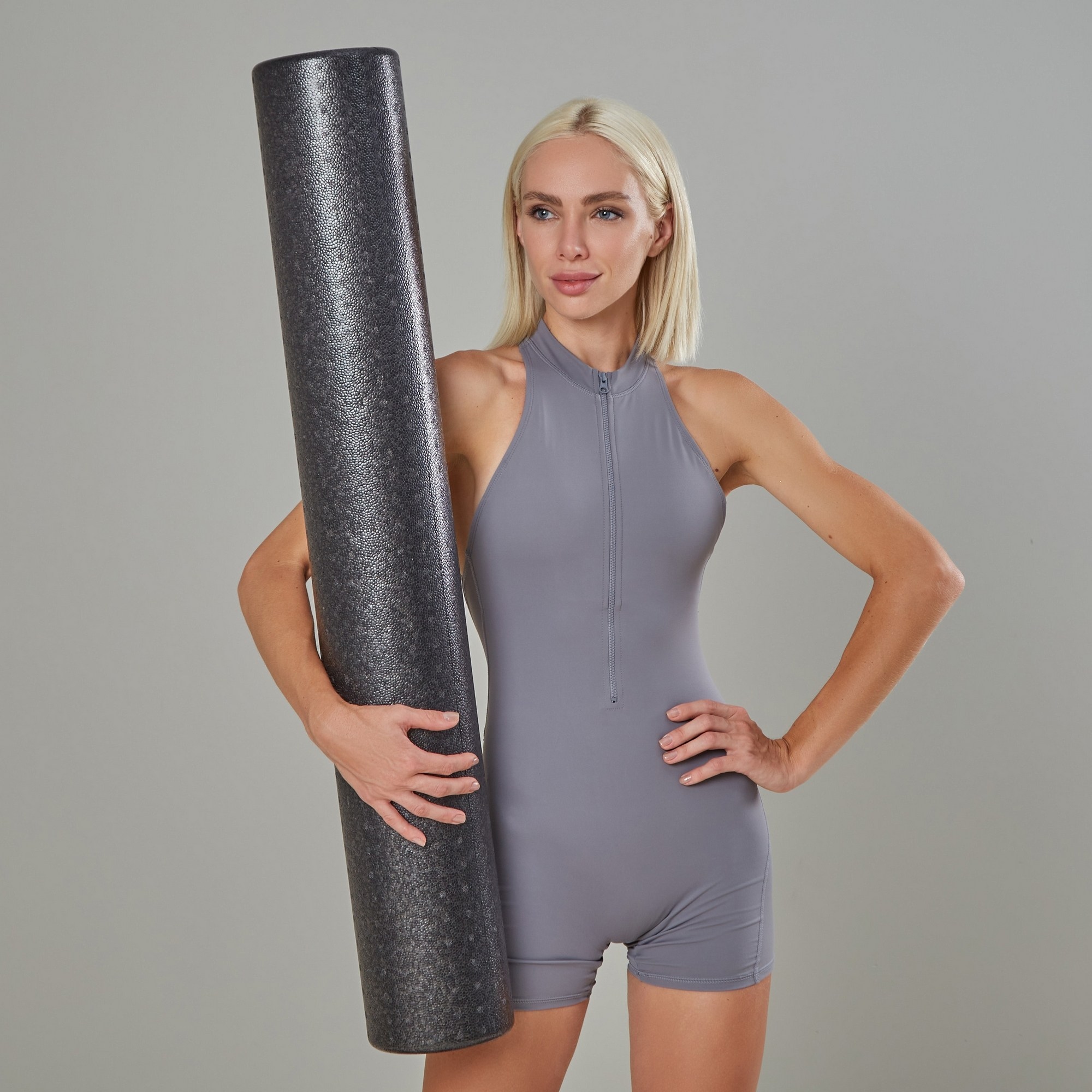 Ролик для пилатеса 100 см, повышенная жесткость SISSEL Pilates Intense Roller 310.016 черный 2000_2000