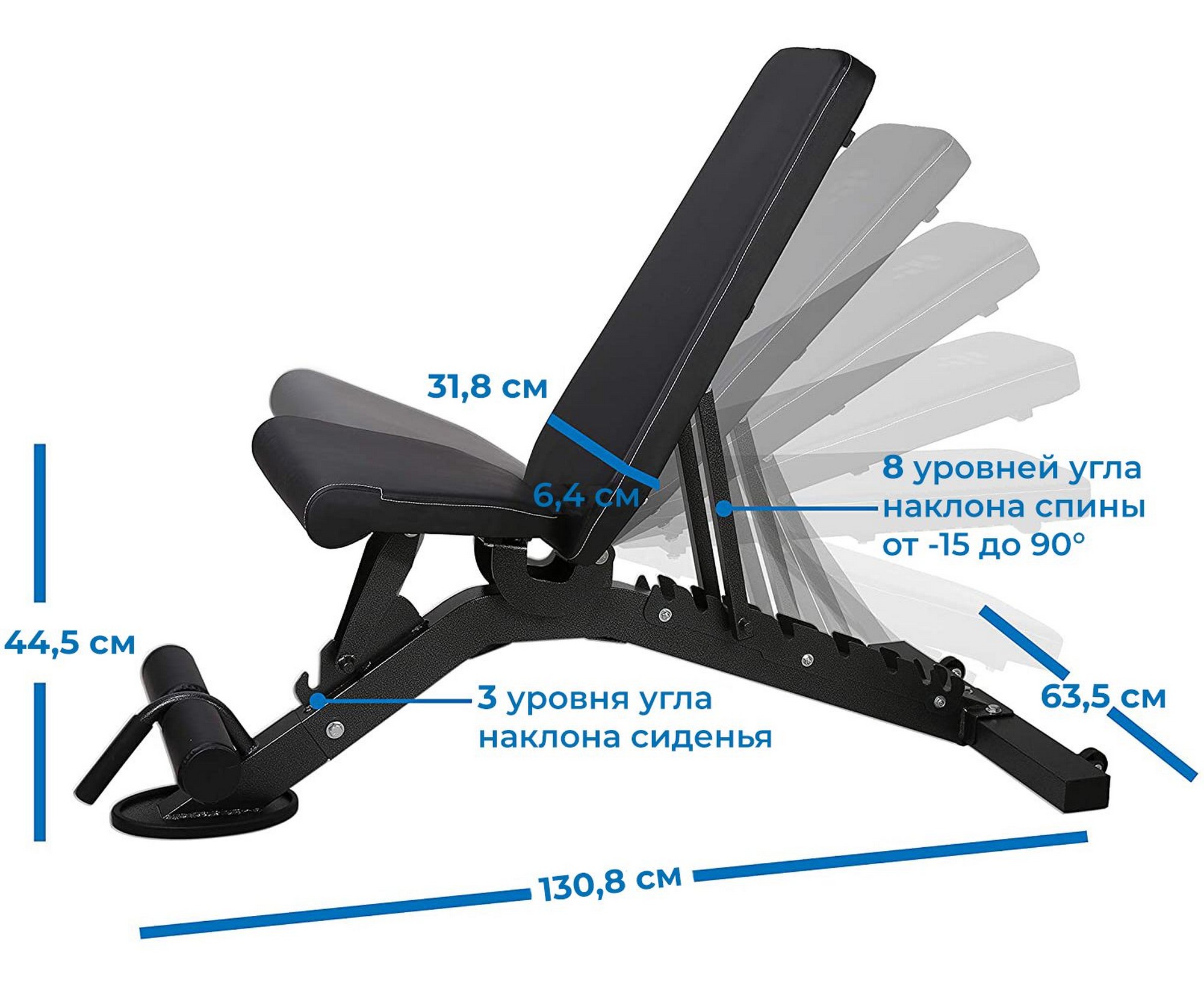 Cкамья силовая универсальная DFC D399 2000_1637