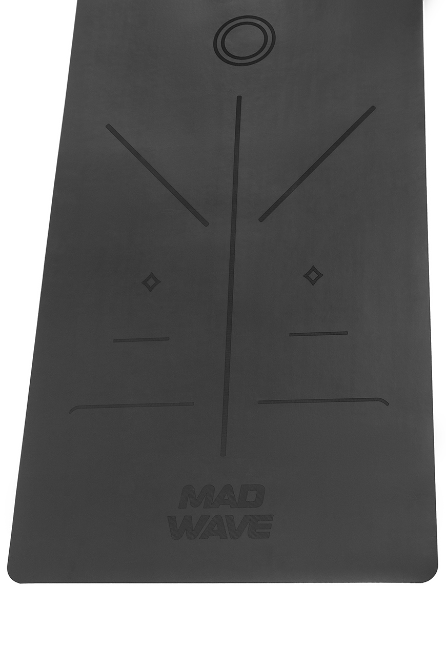 Коврик для йоги Mad Wave Yoga mat PU rubber M1370 04 0 01W 870_1305