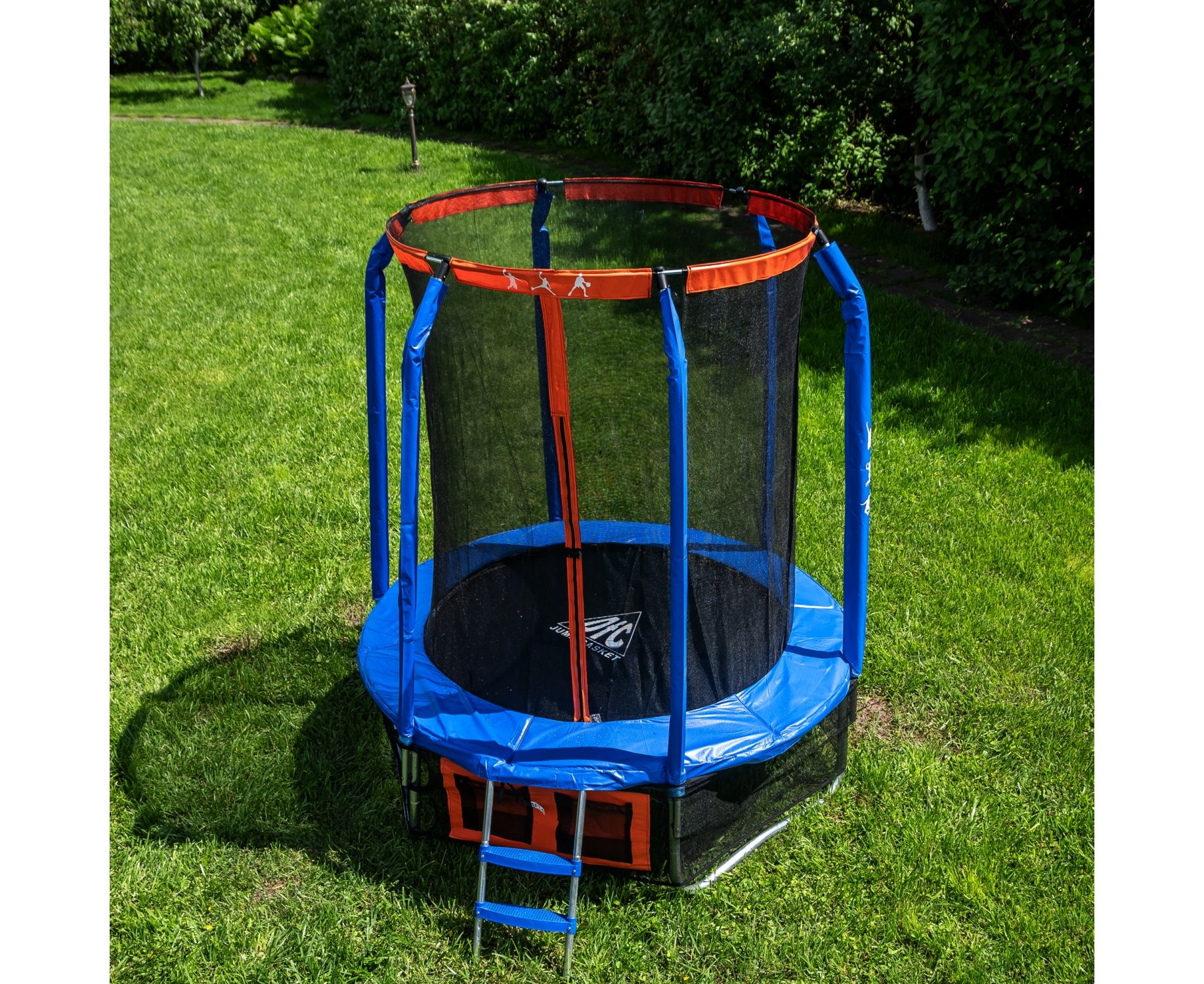 Батут DFC Jump Basket 14ft внутр.сетка, лестница (427cм) 14FT-JBSK-B 1834_1500