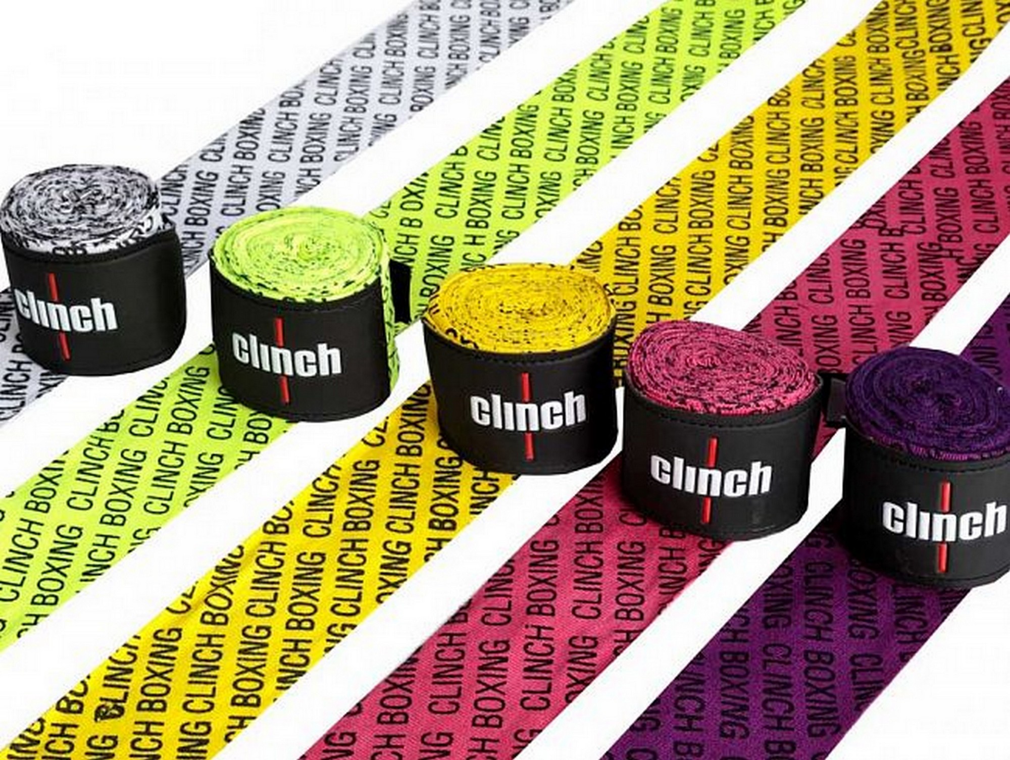 Бинты эластичные Clinch Boxing Crepe Bandage Tech Fix C140 желтый 2000_1505