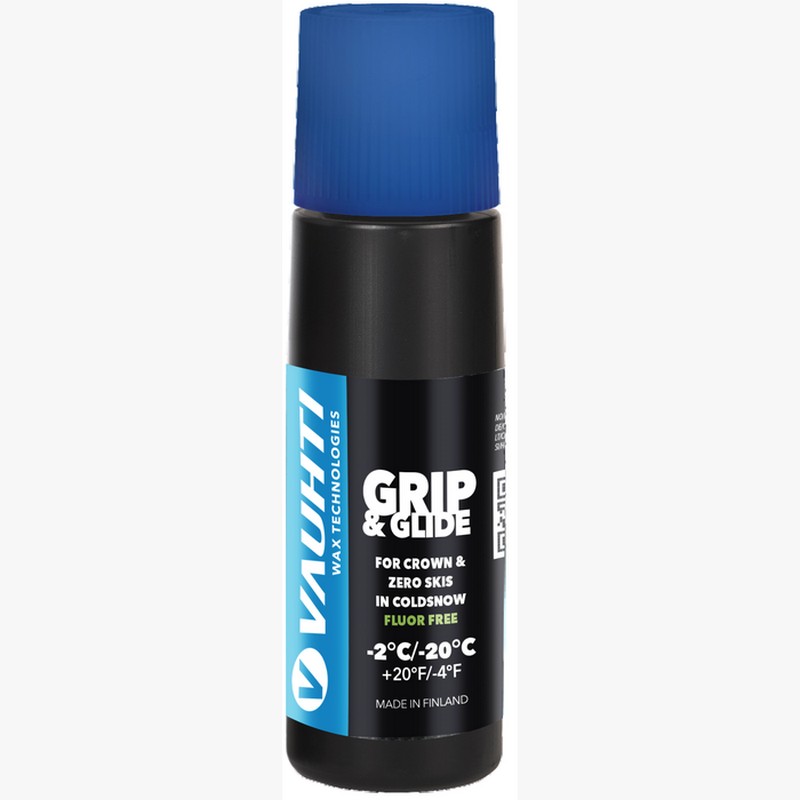 Уход за лыжами Vauhti Эмульсия для лыж с насечками Grip & Glide (-2 С -20°С) 80 ml. 800_800