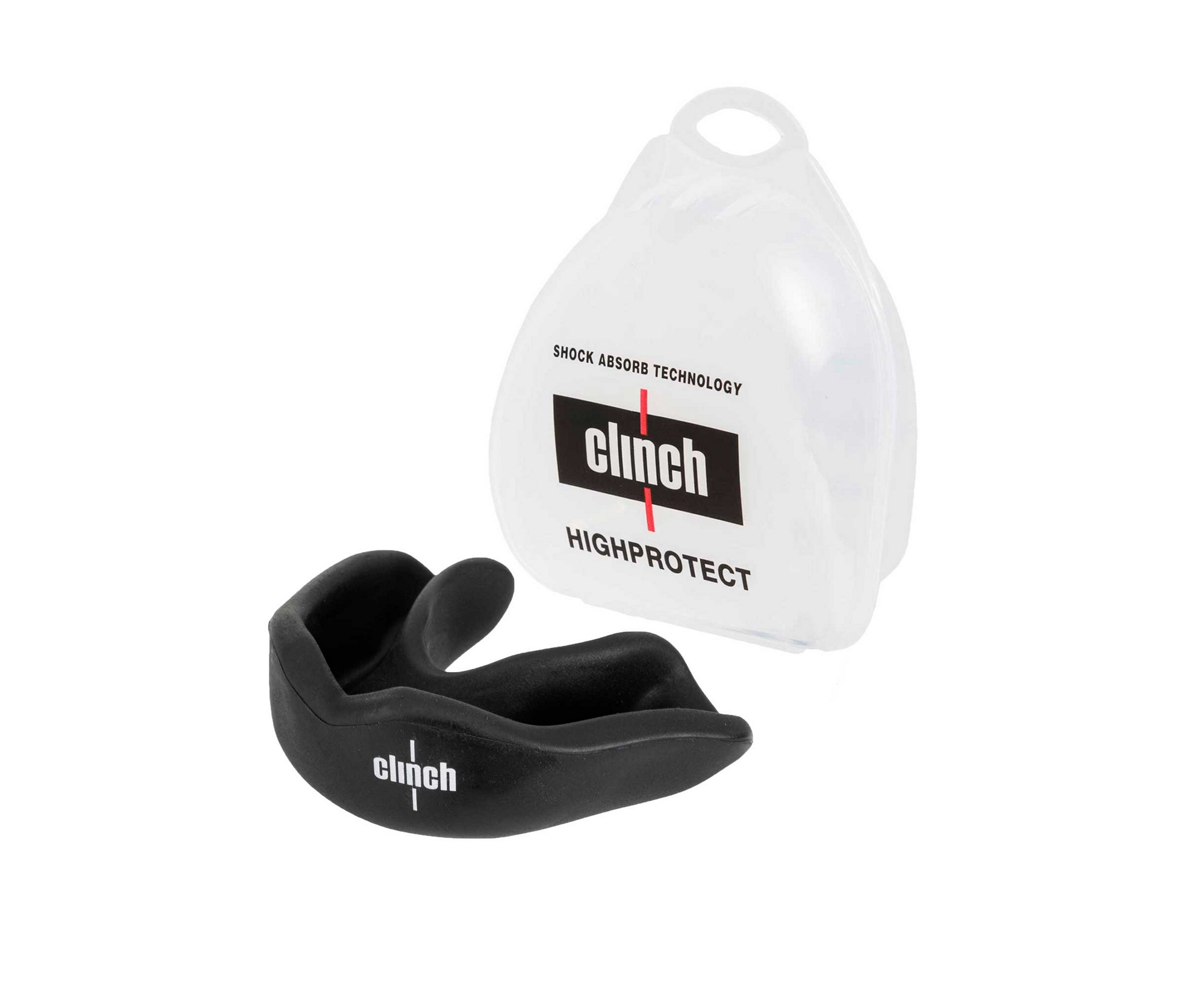 Капа одночелюстная Clinch Competition Single Layer Mouthguard C511 черный 2000_1639