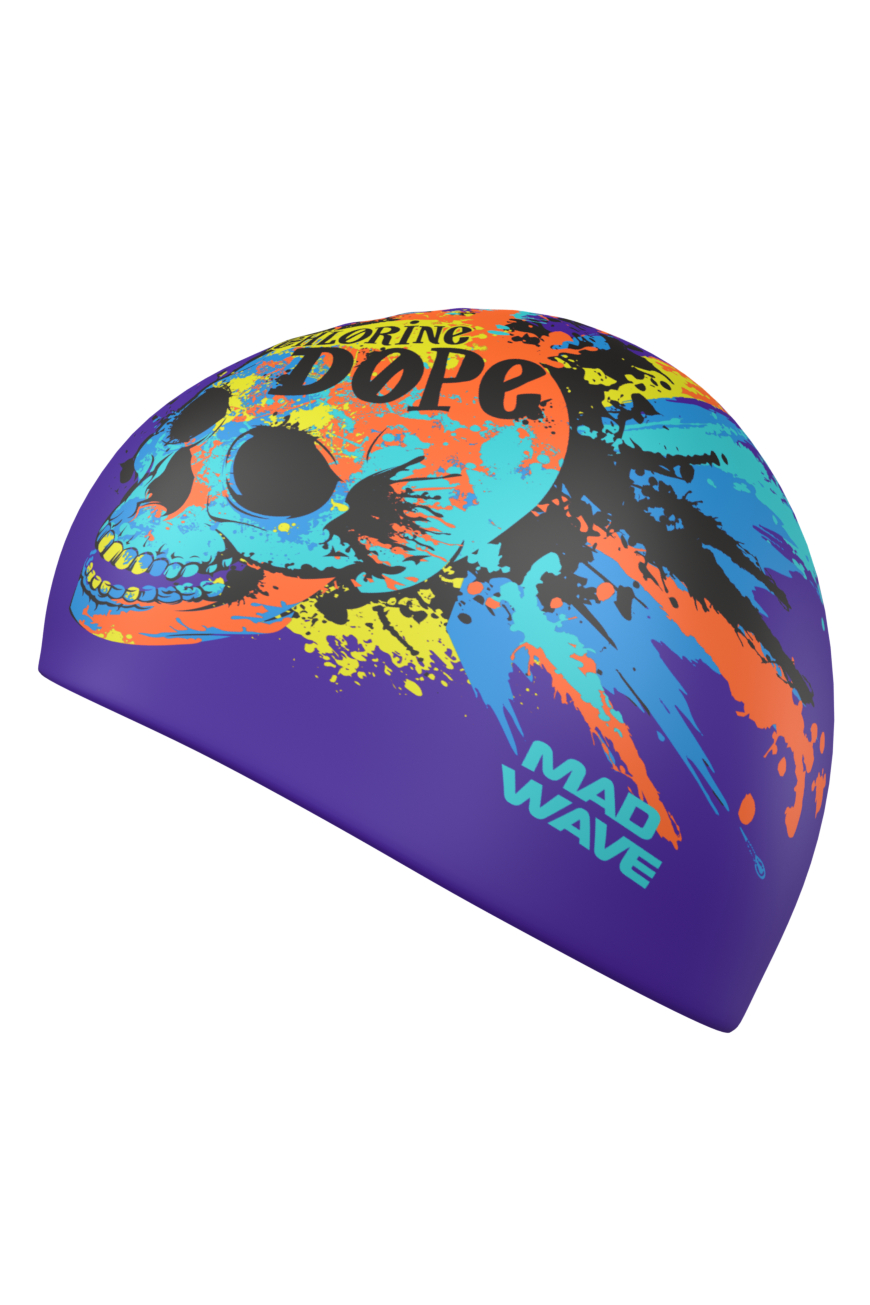 Силиконовая шапочка Mad Wave Chlorine dope M0554 63 1 00W фиолетовый 870_1305