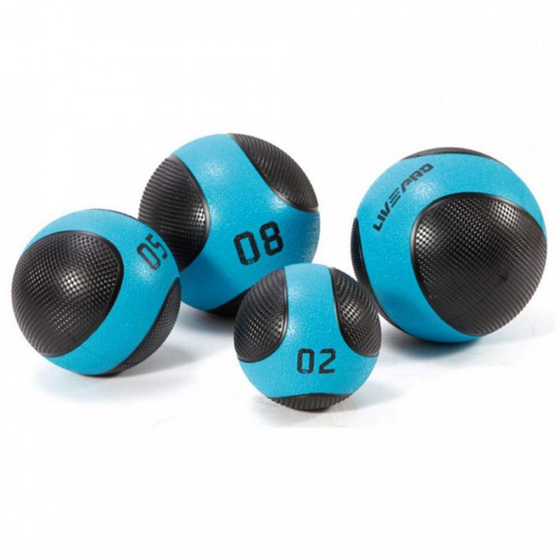 Медбол 10кг Live Pro Solid Medicine Ball LP8112-10 800_800