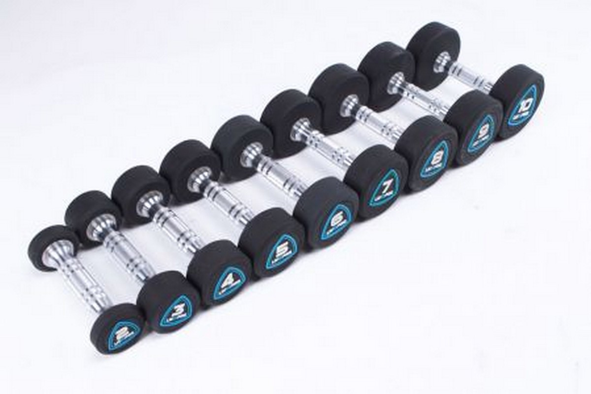 Гантели в уретане 8 кг Live Pro Studio Dumbbells LP8075-08 1200_800