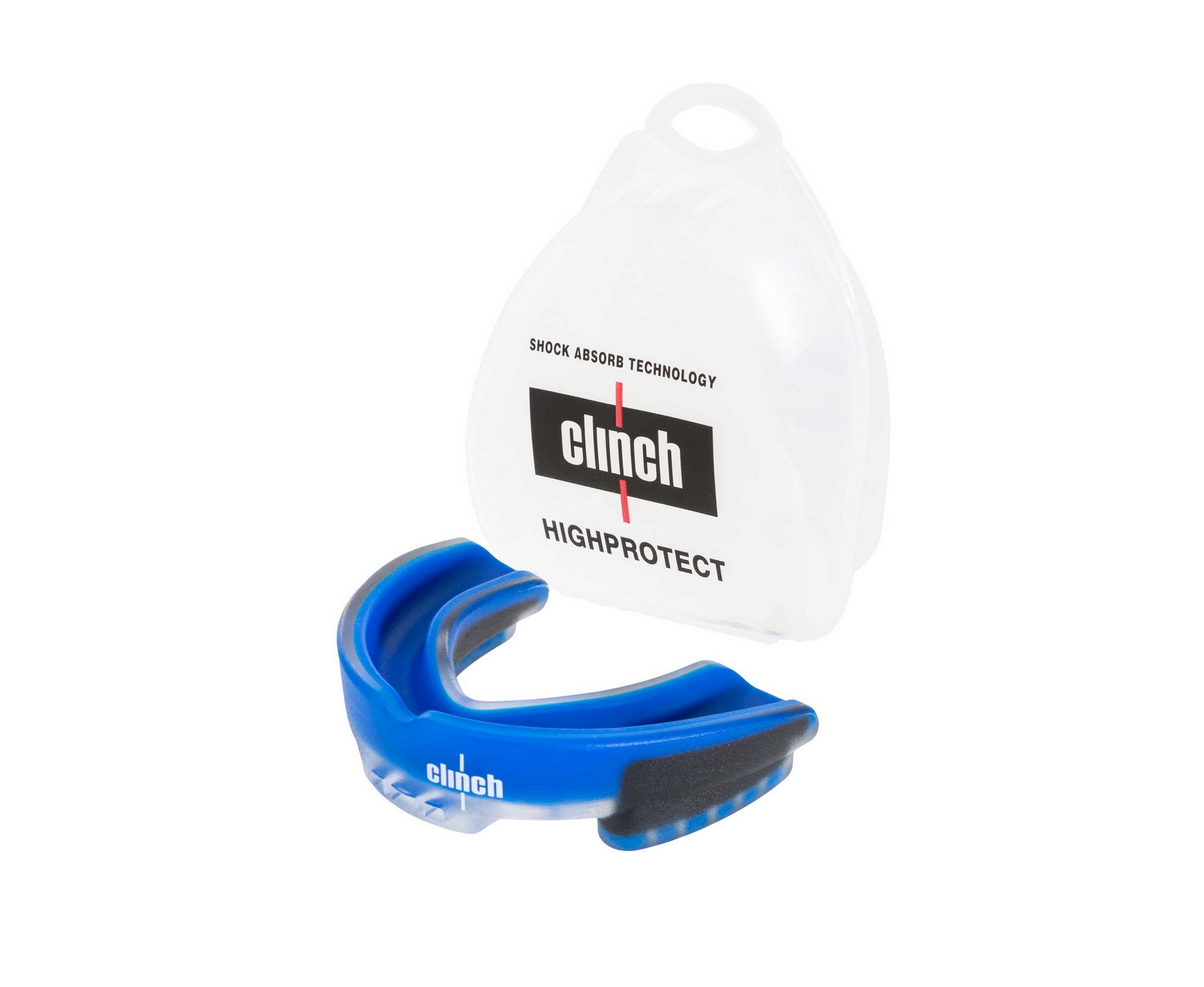 Капа одночелюстная Clinch Contender Triple Layer Mouthguard C513 сине-черный 2000_1639