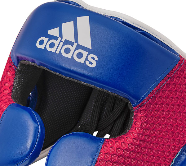 Шлем боксерский Adidas Hybrid 150 Headgear adiH150HG сине-красный 600_534