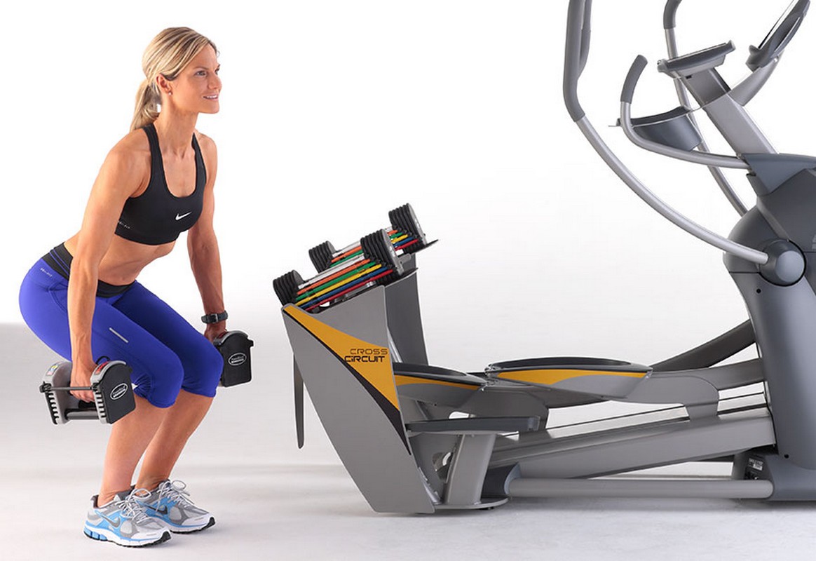 Коммерческий тренажер для бега Octane Fitness Standing Ellipticals XT4700 Standard 1164_800