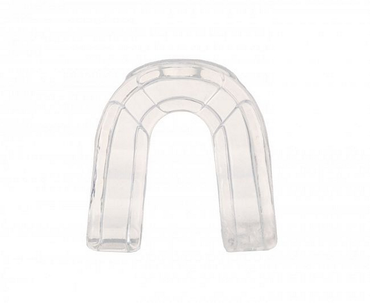 Капа одночелюстная Clinch Olimp Single Layer Mouthguard C501 прозрачный Junior 1200_982