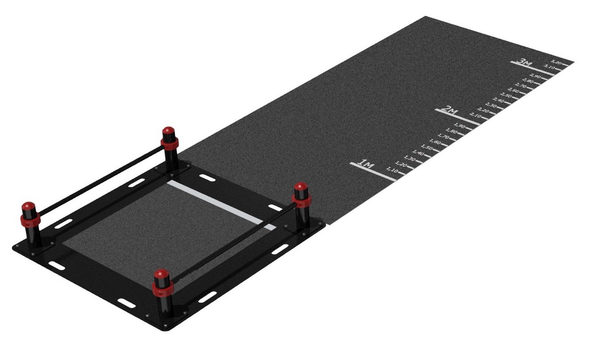 Комплекс для выполнения испытания Прыжок в длину с места толчком двумя ногами, с нанесенной разметк 10183 1200_684