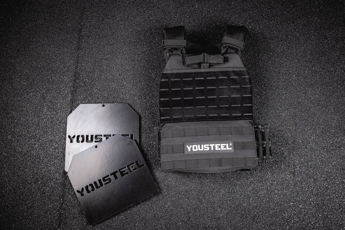 Жилет утяжелитель c плитами, 9 кг YouSteel 1197_800