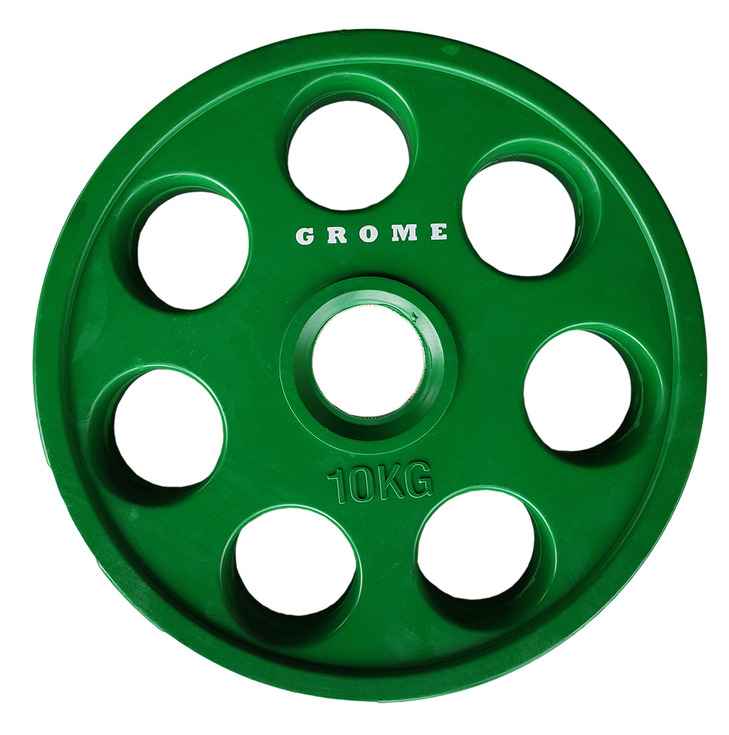 Диск олимпийский обрезиненный D 51 10 кг Grome Fitness WP013 729_735