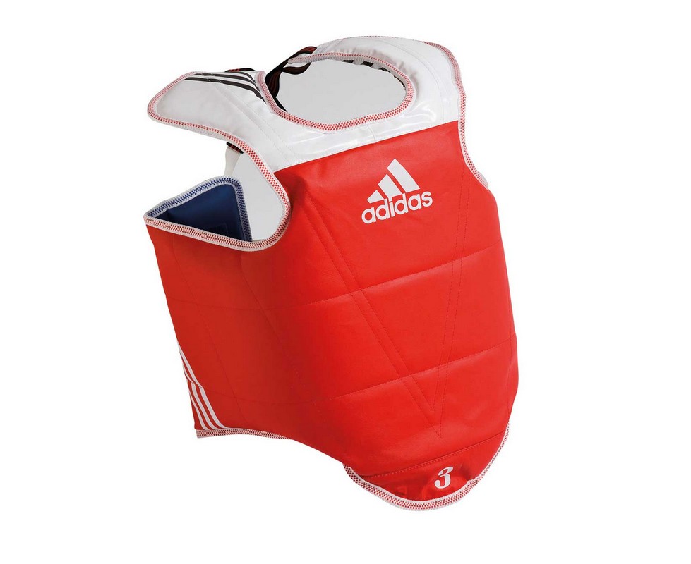 Защита корпуса двухсторонняя Adidas Adult Body Protector Reversible WTF сине-красная adiTAP01 979_800