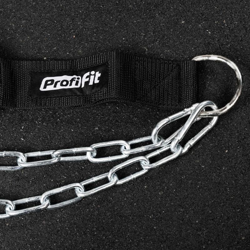 Ремень для подвешивания отягощений к поясу нейлоновый, с логотипом Profi-Fit PROFI-FIT-RT-007 800_800