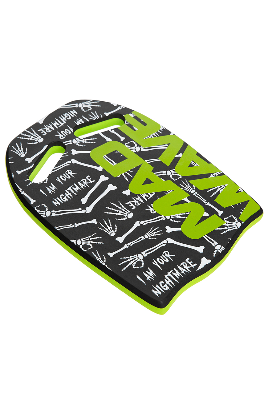 Доска для плавания Mad Wave Kickboard Ergo Printed M0729 03 0 10W зеленый 870_1305