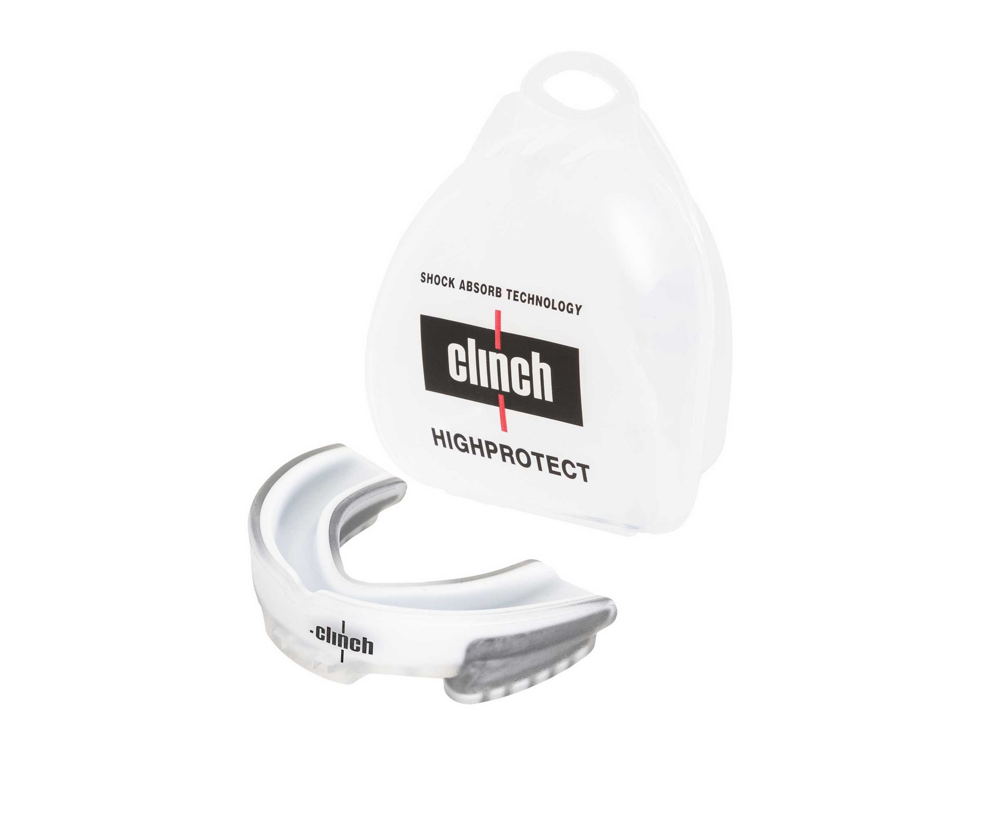 Капа одночелюстная Clinch Contender Triple Layer Mouthguard C513 бело-серебристый 2000_1639