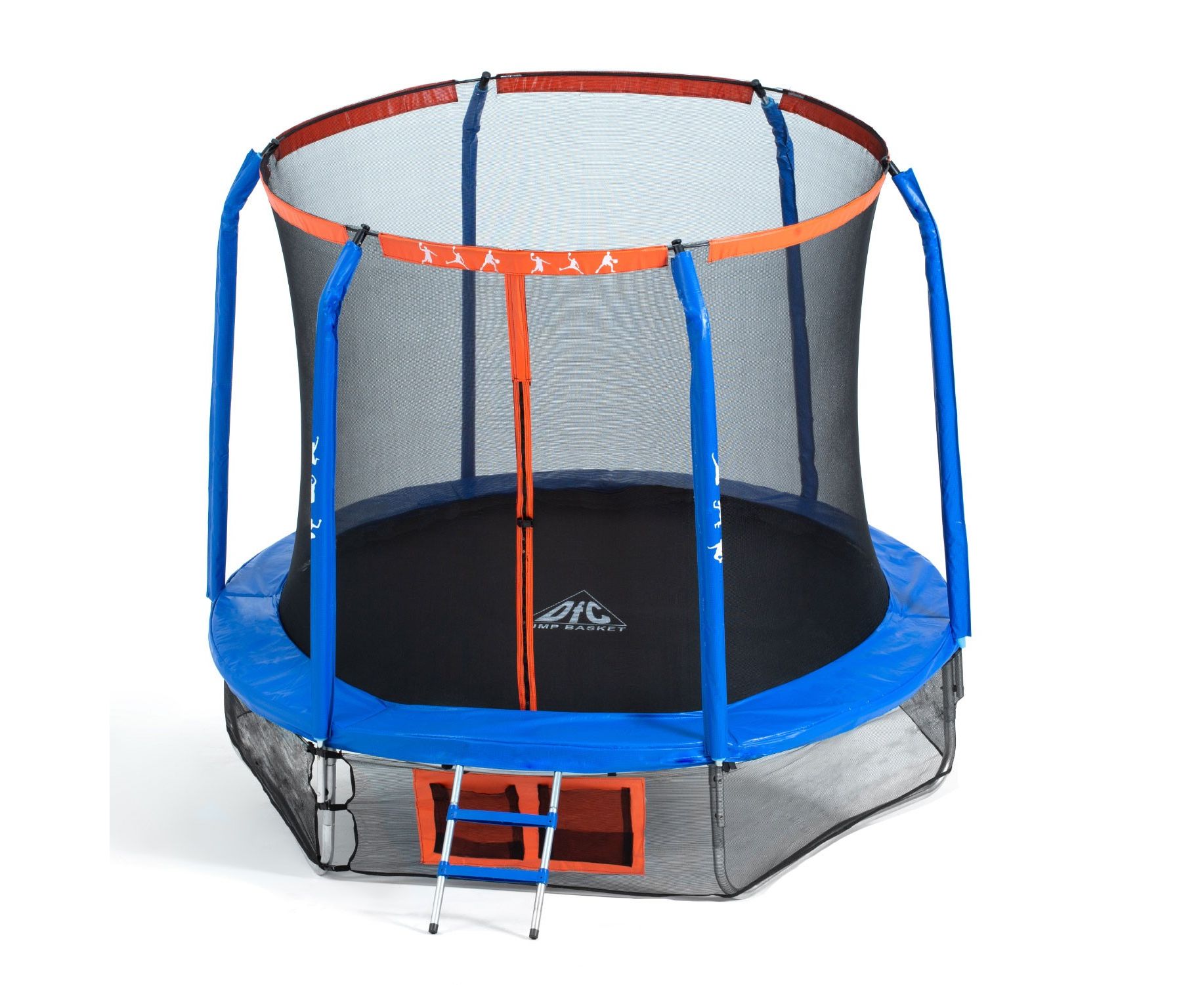 Батут DFC Jump Basket 16ft внутр.сетка, лестница (488cм) 16FT-JBSK-B 1834_1500