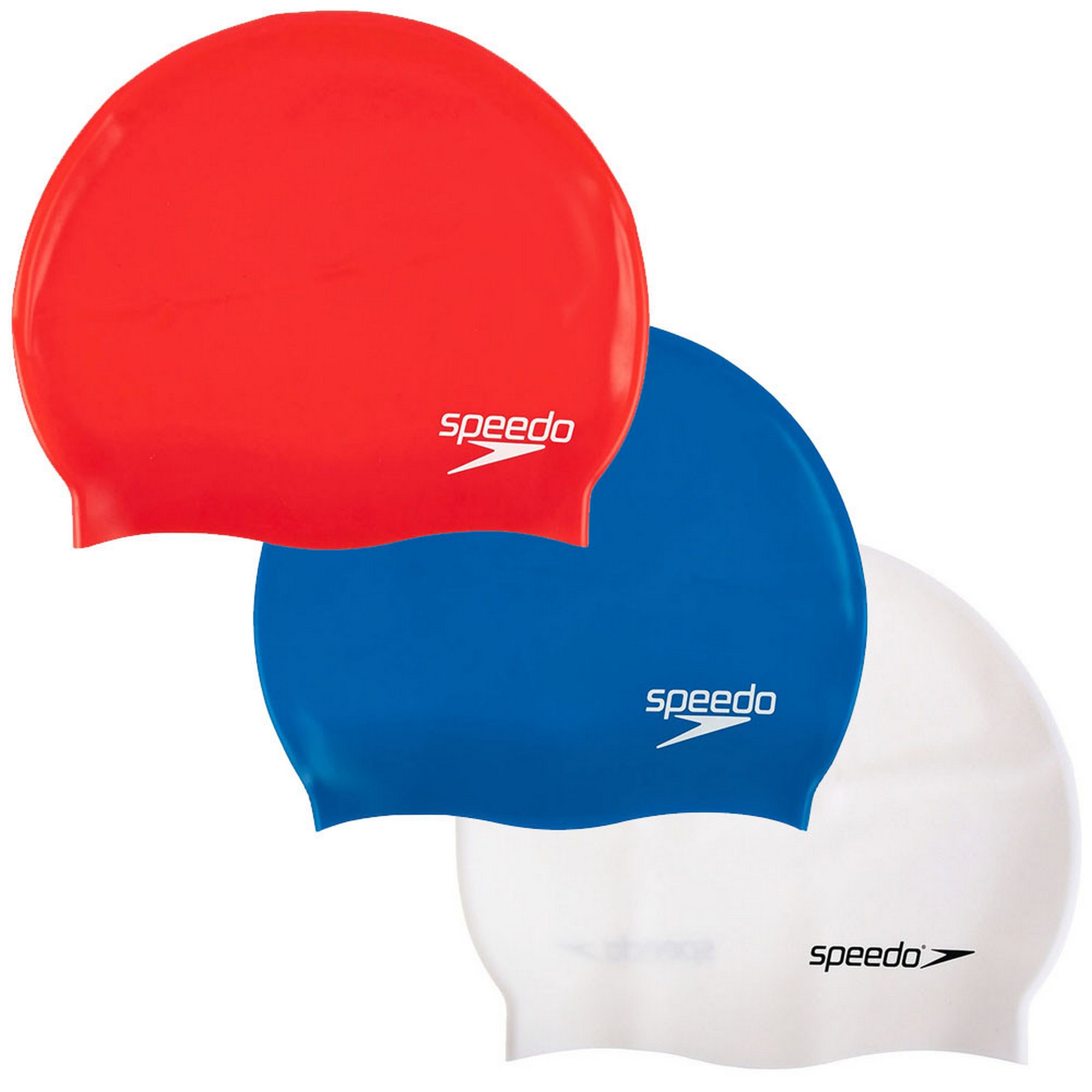 Шапочка для плавания детская Speedo Plain Flat Silicone Cap Jr 8-709931959 3 цвета в ассортименте 2000_2000