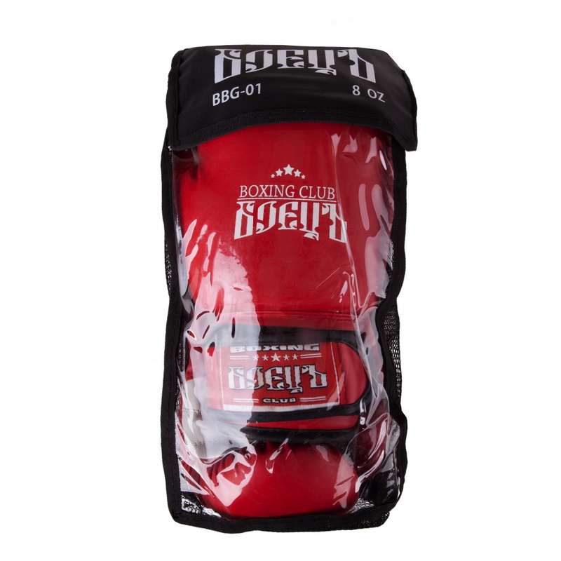 Боксерские перчатки Боецъ BBG-01 Красные 16 oz 800_800