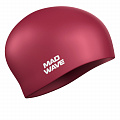 Силиконовая шапочка Mad Wave Long hair silicone M0511 01 0 25W бордовый 120_120