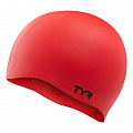 Шапочка для плавания TYR Wrinkle Free Silicone Cap, LCSO-610, красный, силикон 120_120