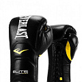 Перчатки тренировочные Everlast Elite Pro черные 16 oz P00000679 16 BK 120_120