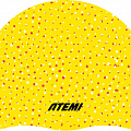 Шапочка для плавания Atemi silicone cap Point yellow TSC1PY Принт 120_120