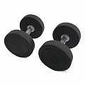 Гантель круглая обрезиненная 10кг UnixFit PRO DBRND10PBK 120_120