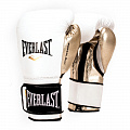 Перчатки тренировочные Everlast Powerlock 14oz P00000609 белый\золотой 120_120